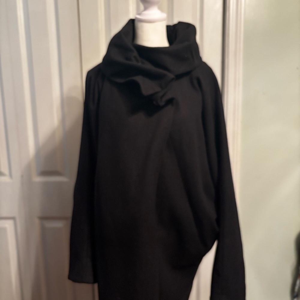 Betsey Johnson Black Cape Jacket